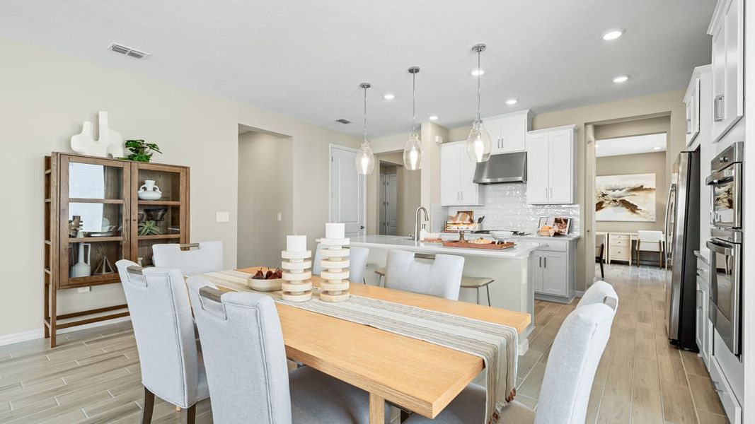 Furnished interior in a model home at Indigo Creek in Apollo Beach (Image 22). Furnished interior in a model home at Indigo Creek in Apollo Beach (Image 22).