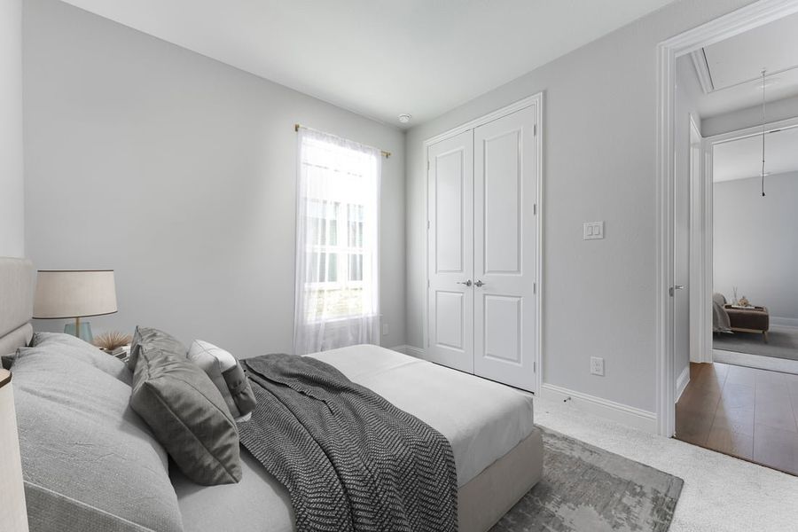 Furnished interior in a model home at The Ranch at Uptown Celina 40s in Celina (Image 20).