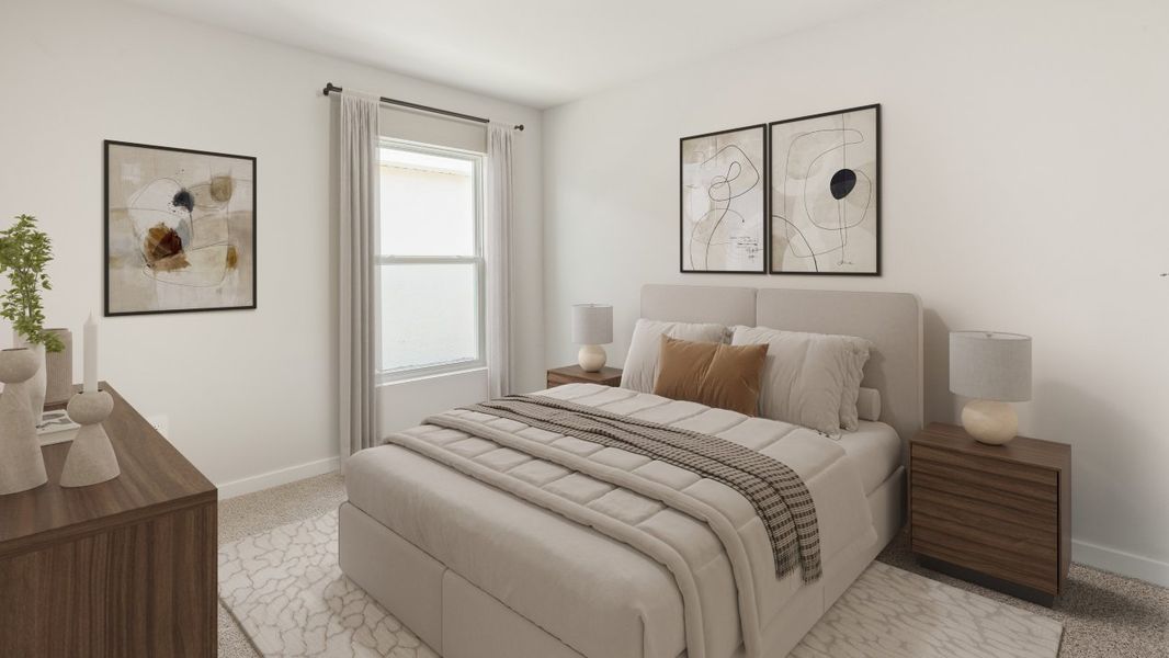 Furnished interior in a model home at Asher Park in Lehigh Acres (Image 48).