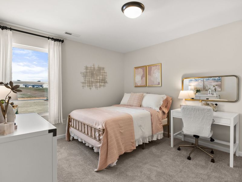 Furnished interior in a model home at Reedy Fork Middleton in Greensboro (Image 11).