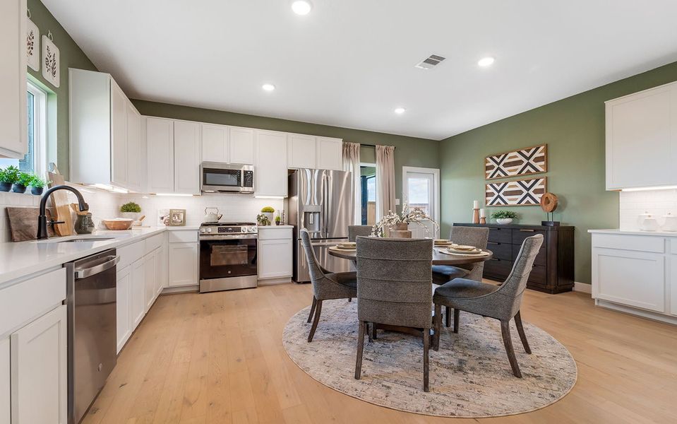 Furnished interior in a model home at Emberly in Beasley (Image 13).