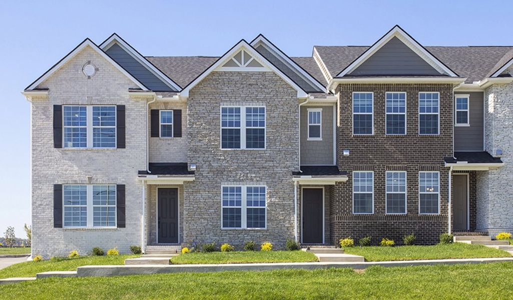 Front exterior of a home in the The Towns at Lynwood Station community, located in Mount Juliet, TN (Image 3). Front exterior of a home in the The Towns at Lynwood Station community, located in Mount Juliet, TN (Image 3).