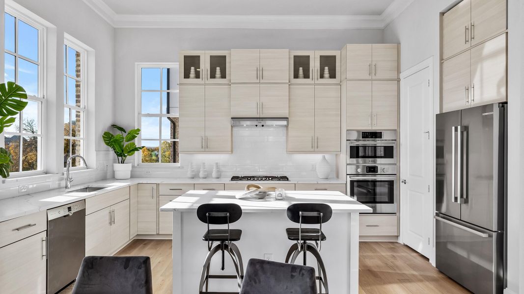 Furnished interior in a model home at Cedar Branch in Dallas (Image 14). Furnished interior in a model home at Cedar Branch in Dallas (Image 14).