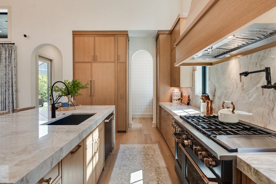 Furnished interior in a model home at Furst Ranch in Argyle (Image 29).