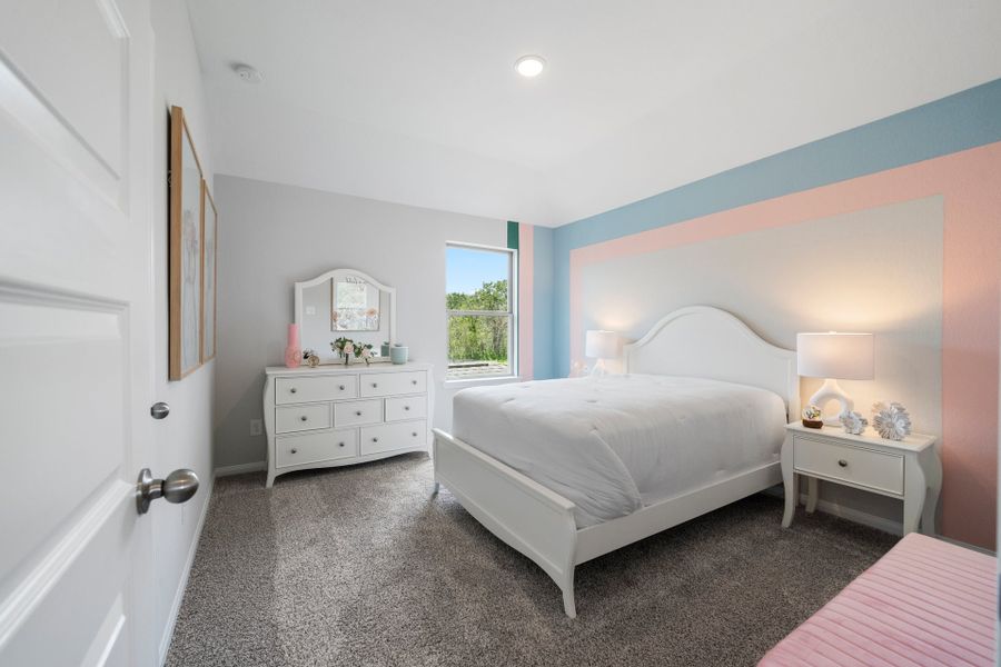 Furnished interior in a model home at Bluebonnet Village in Bellville (Image 18). Furnished interior in a model home at Bluebonnet Village in Bellville (Image 18).