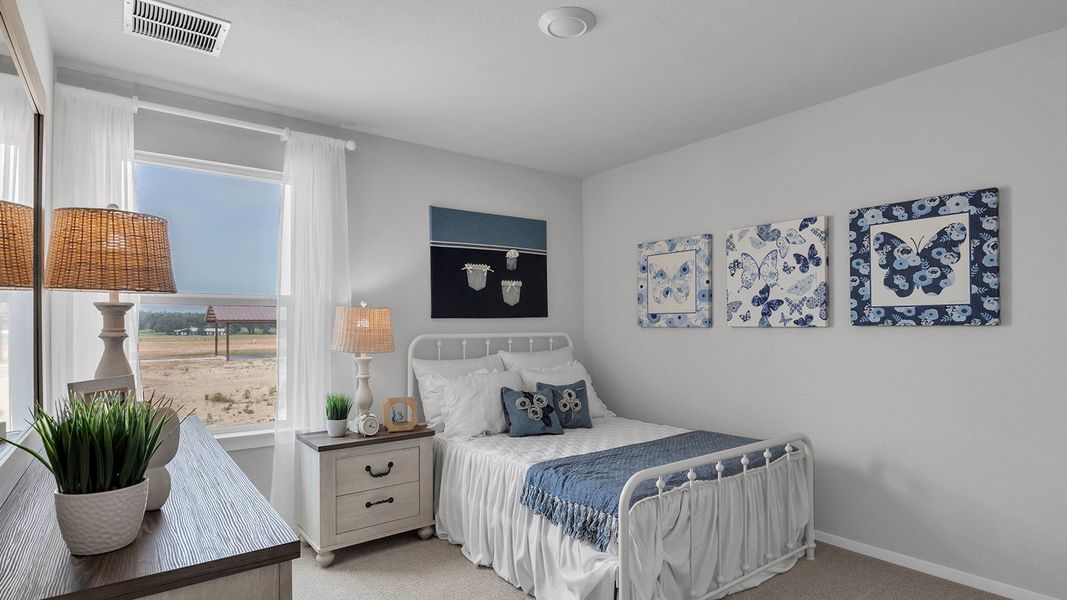 Furnished interior in a model home at Cornerstone in Rockdale (Image 15).