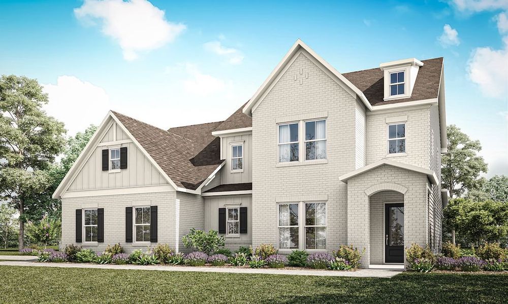 Front exterior of a home in the Autumn Brook community, located in Canton, GA (Image 12). Front exterior of a home in the Autumn Brook community, located in Canton, GA (Image 12).