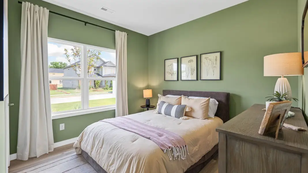 Furnished interior in a model home at The Hideaway at Edgestone in Ooltewah (Image 3).