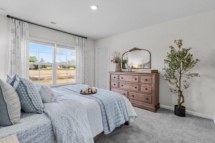 Furnished interior in a model home at Faith Hill in West Columbia (Image 17).