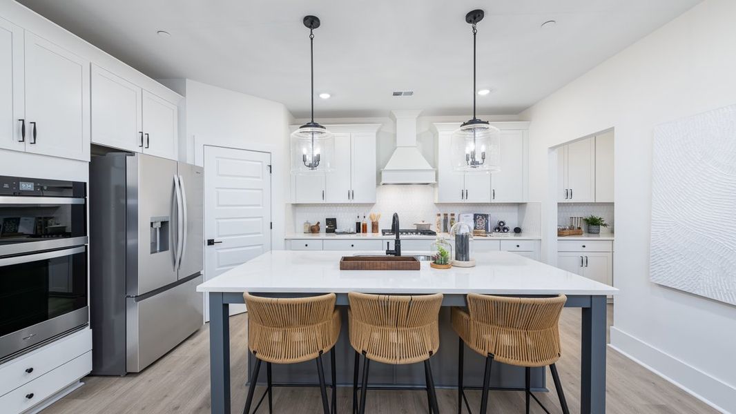 Furnished interior in a model home at The Village at Sandy Plains in Marietta (Image 4).