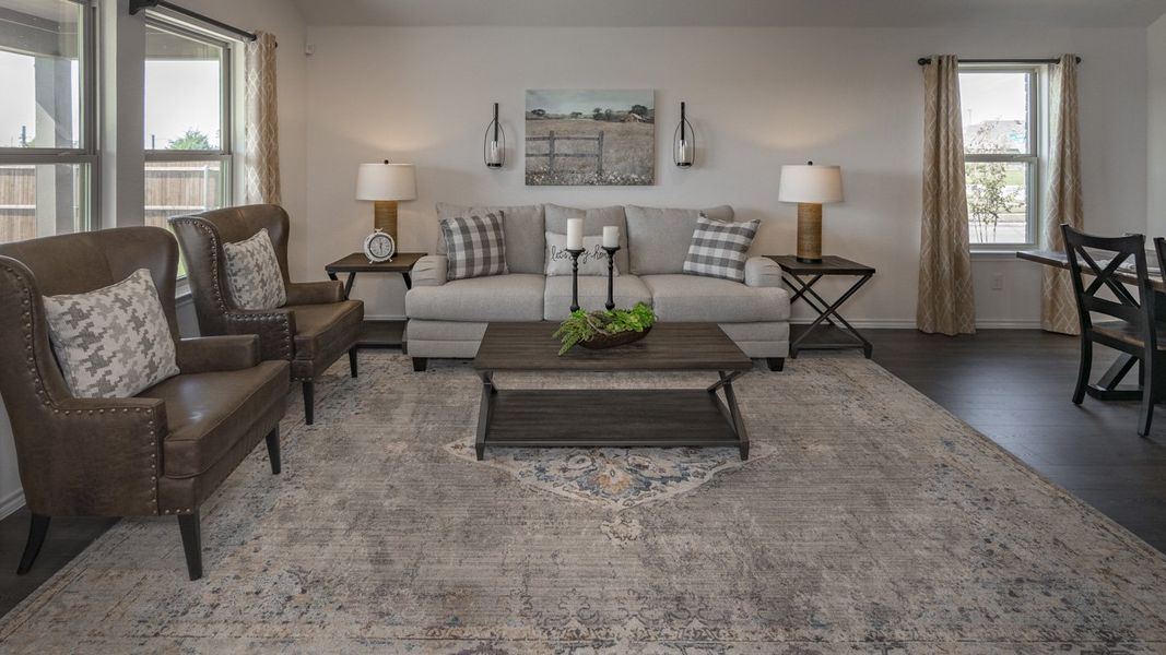 Furnished interior in a model home at Verandah in Royse City (Image 11). Furnished interior in a model home at Verandah in Royse City (Image 11).