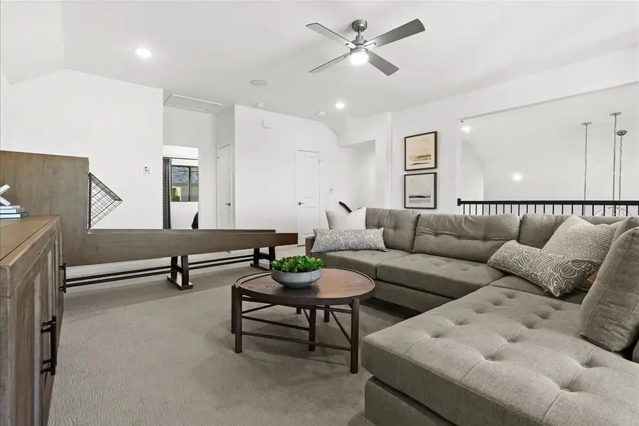 Furnished interior in a model home at Creekview Meadows in Pilot Point (Image 8).
