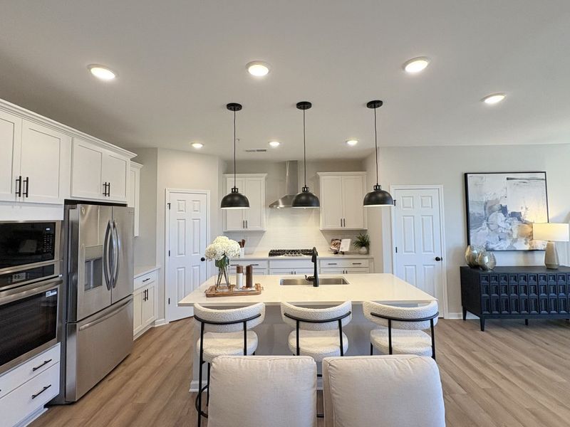 Furnished interior in a model home at Hemingway in Cumming (Image 8).