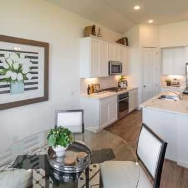 Furnished interior in a model home at Crosswinds: 40ft. lots in Kyle (Image 32). Furnished interior in a model home at Crosswinds: 40ft. lots in Kyle (Image 32).