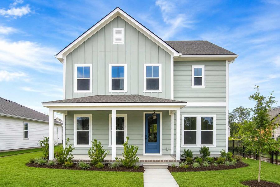 Front exterior of a home in the Point Hope - Garden Collection community, located in Charleston, SC (Image 5). Front exterior of a home in the Point Hope - Garden Collection community, located in Charleston, SC (Image 5).