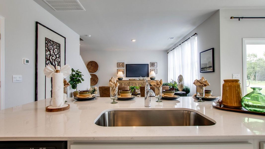 Furnished interior in a model home at River Landing in Murfreesboro (Image 22).