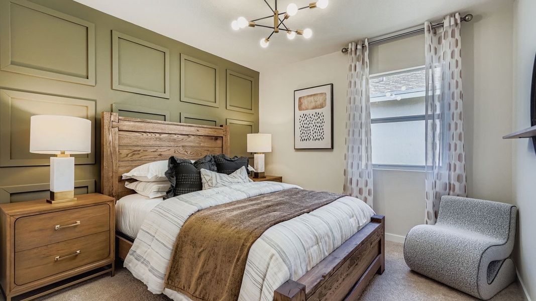 Furnished interior in a model home at Baywood II in Florida City (Image 14).