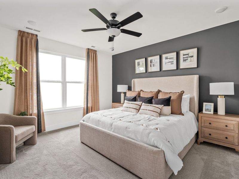 Furnished interior in a model home at Woods Crossing in Gallatin (Image 20).