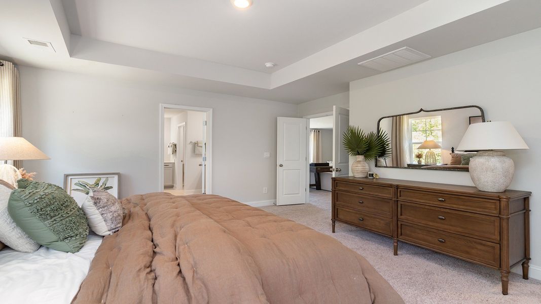 Furnished interior in a model home at Livingston Woods in Irmo (Image 8).