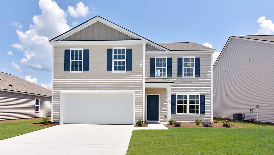 Front exterior of a home in the Fairhaven community, located in Statesboro, GA (Image 11).