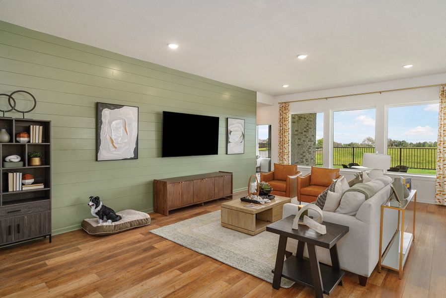 Furnished interior in a model home at Escondido 60' Homesites in Magnolia (Image 7). Furnished interior in a model home at Escondido 60' Homesites in Magnolia (Image 7).