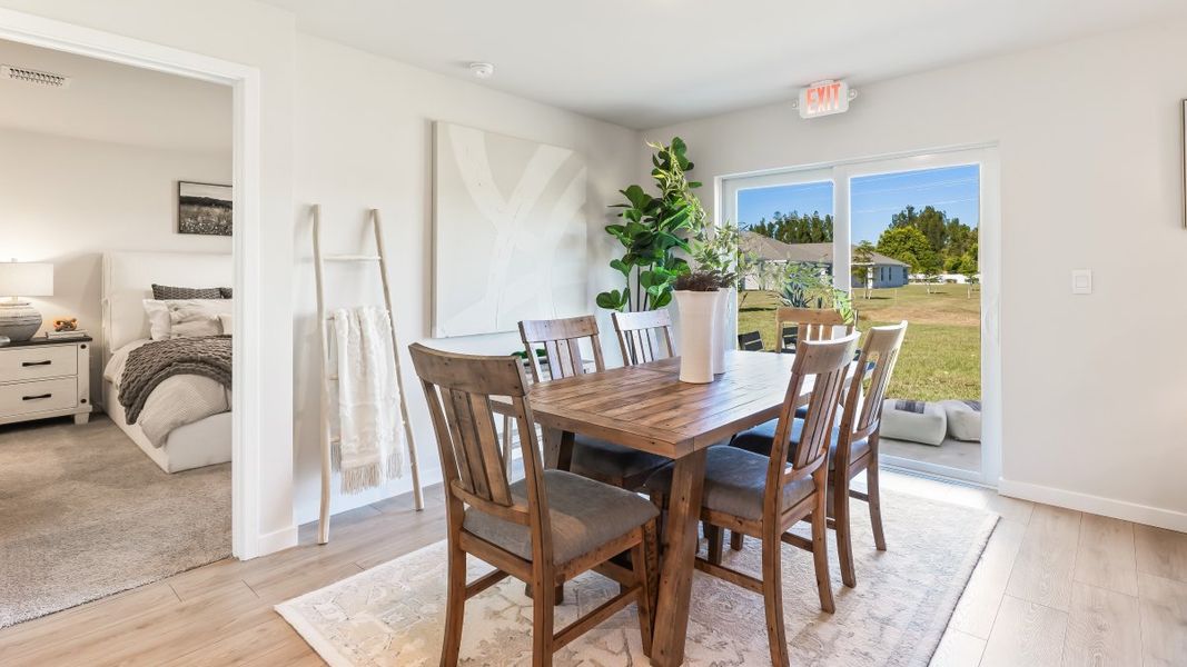 Furnished interior in a model home at Hemingway Pointe in Fort Myers (Image 17).