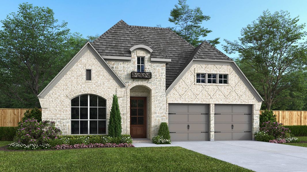 Front exterior of a home in the Two Step Farm community, located in Montgomery, TX (Image 8).
