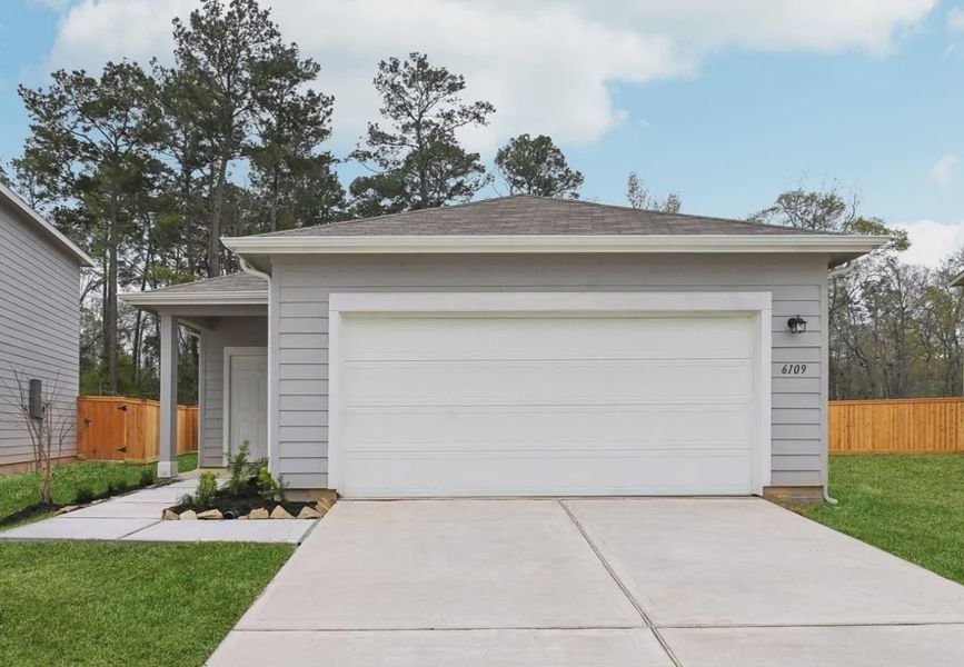 Front exterior of a home in the Cool Water at Sonterra community, located in Jarrell, TX (Image 3).