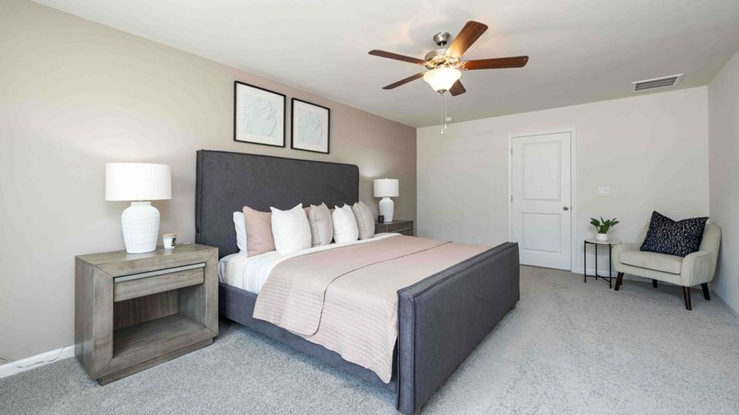 Furnished interior in a model home at Laurelbrook in Sherrills Ford (Image 29).