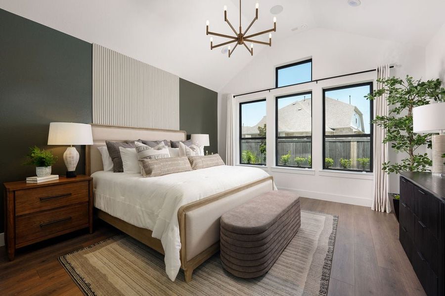 Furnished interior in a model home at Bridgeland: Bridgeland 40' Homesites in Cypress (Image 6).