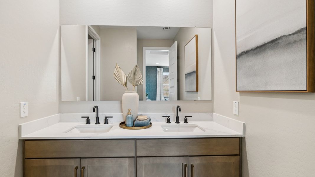 Furnished interior in a model home at Upper Canyon in Phoenix (Image 36).