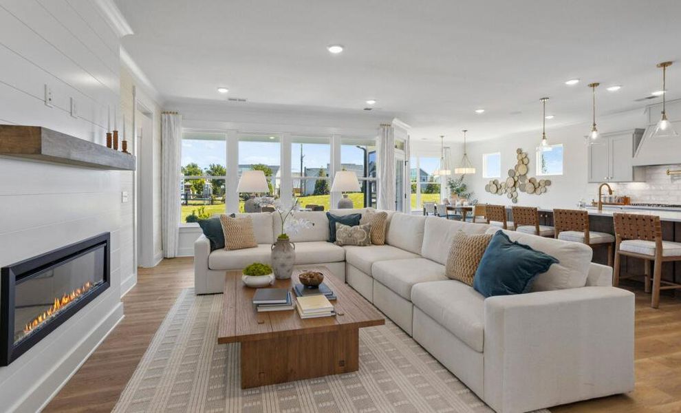 Furnished interior in a model home at Alexander Landing in Mint Hill (Image 31). Furnished interior in a model home at Alexander Landing in Mint Hill (Image 31).