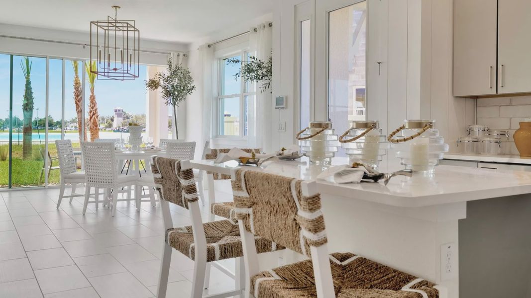 Furnished interior in a model home at Lagoon Residences at Epperson in Wesley Chapel (Image 5).