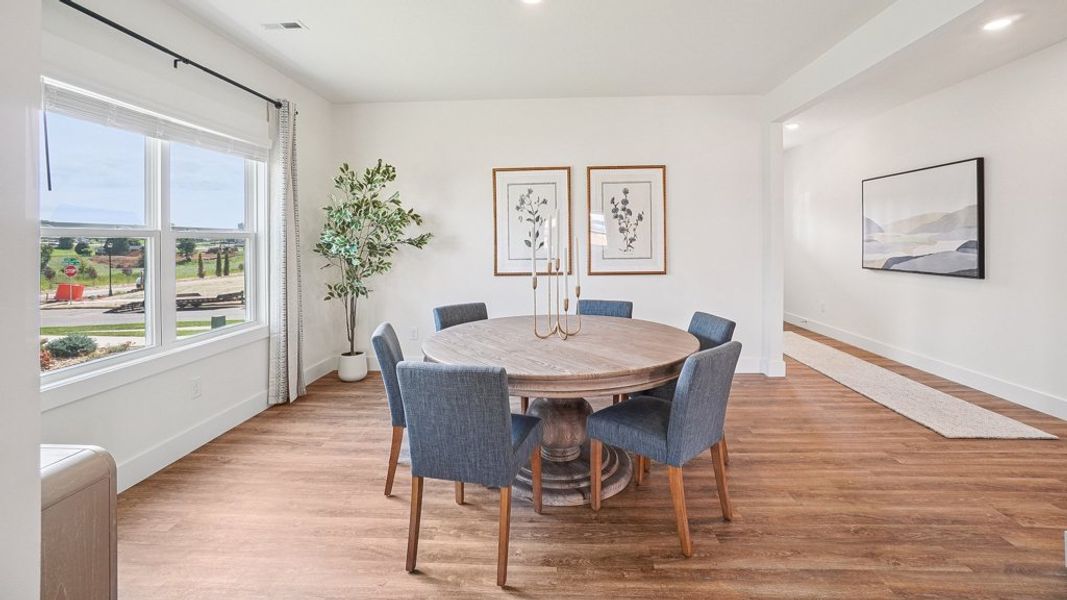 Furnished interior in a model home at Keebler Meadows in Johnson City (Image 16).