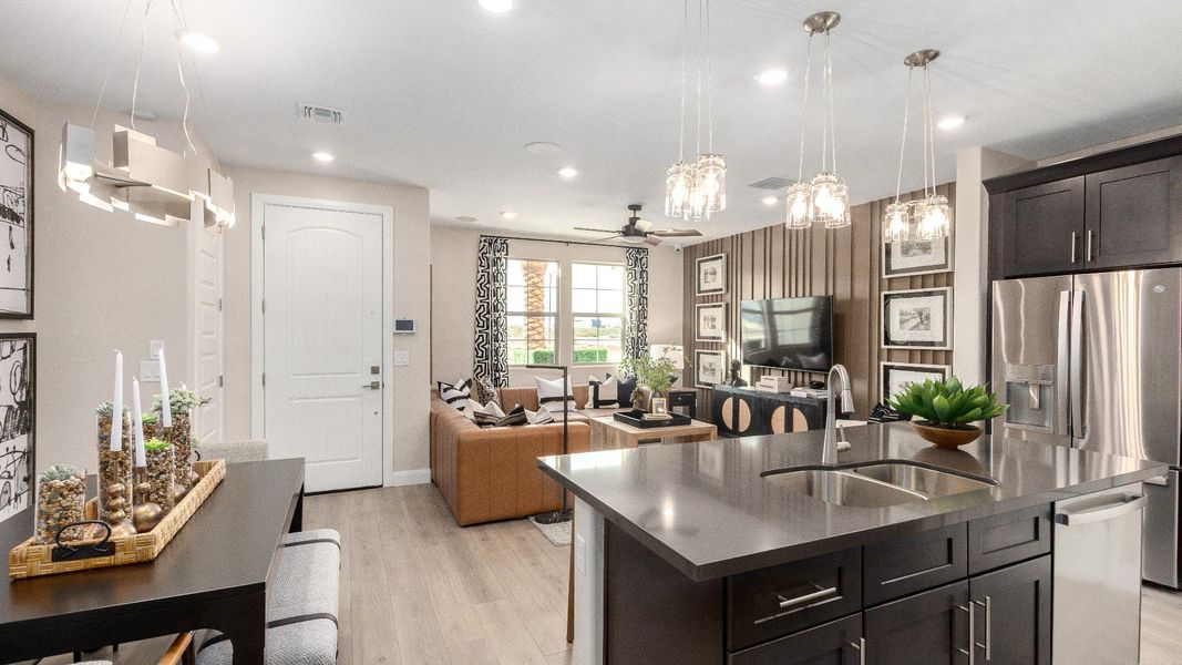 Furnished interior in a model home at Surprise City Center in Surprise (Image 20).