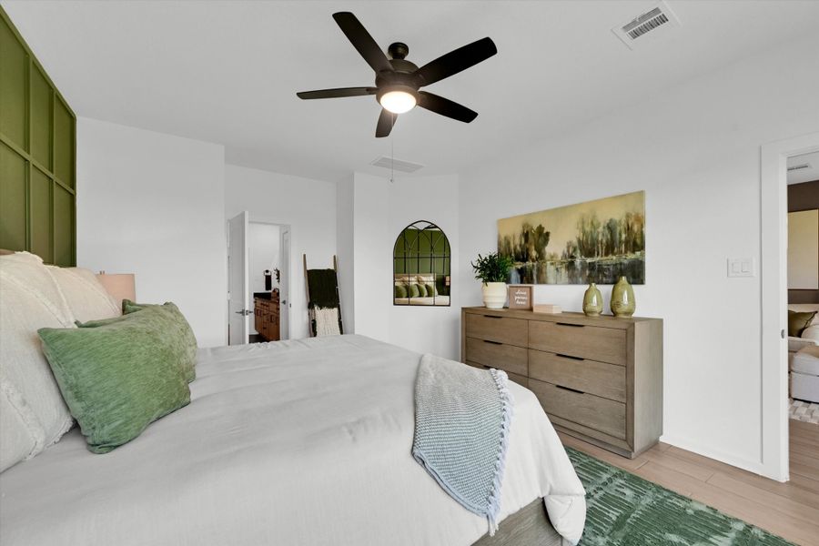 Furnished interior in a model home at La Segarra 40' in Brookshire (Image 31). Furnished interior in a model home at La Segarra 40' in Brookshire (Image 31).