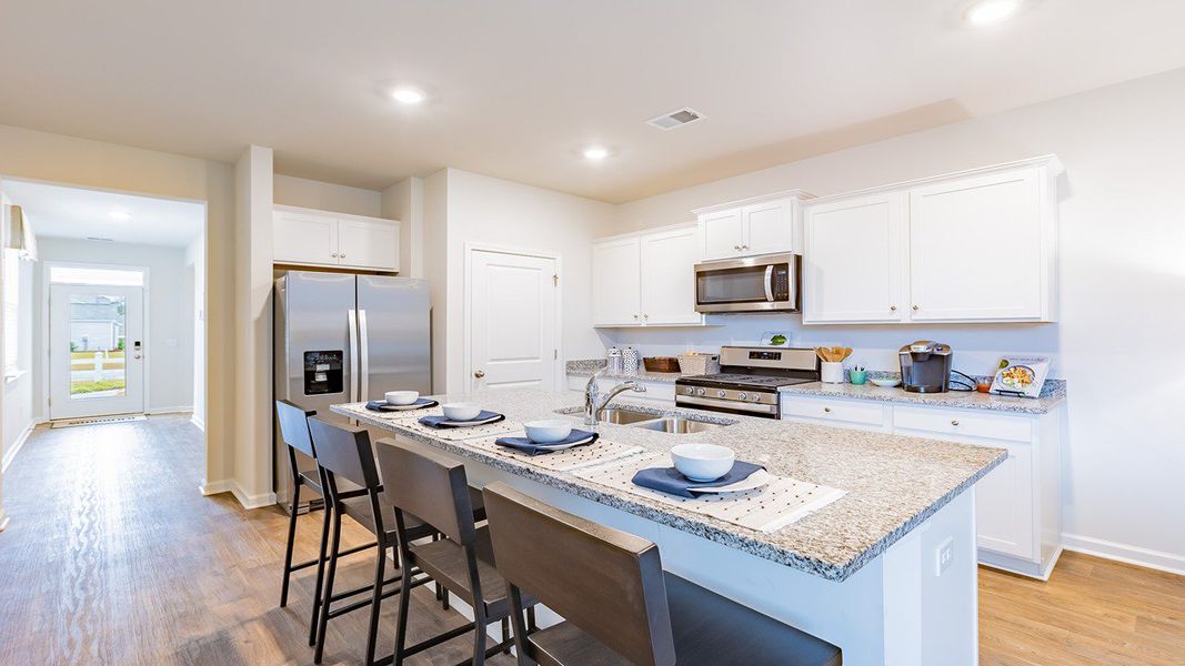 Furnished interior in a model home at Palm Ridge in Guyton (Image 20).