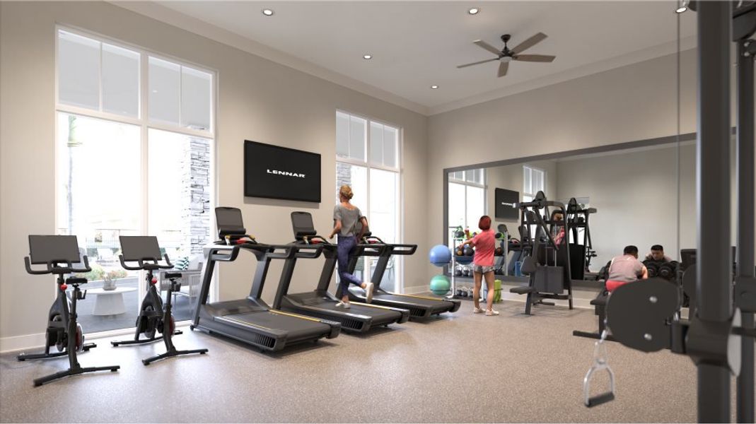 fitness center