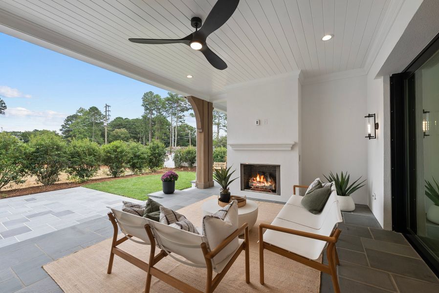Exterior details of a home in The Founding at Blue Ridge, Raleigh (Image 17).