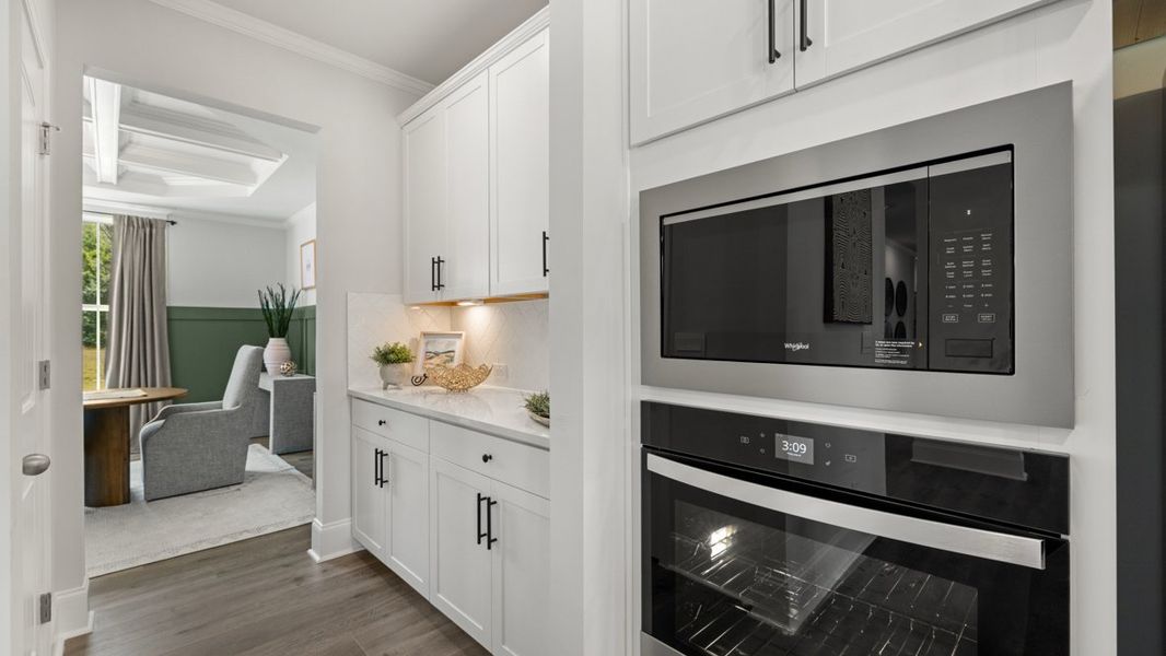 Furnished interior in a model home at Hamptons at Riverwood East in Dallas (Image 13).