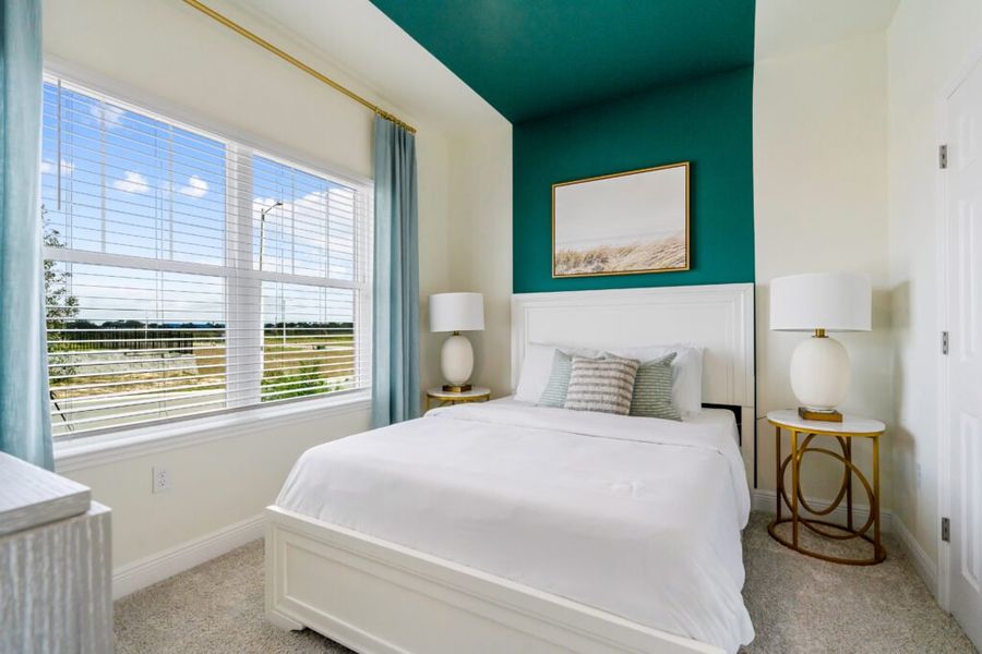 Furnished interior in a model home at Eden Hills in Lake Alfred (Image 40). Furnished interior in a model home at Eden Hills in Lake Alfred (Image 40).
