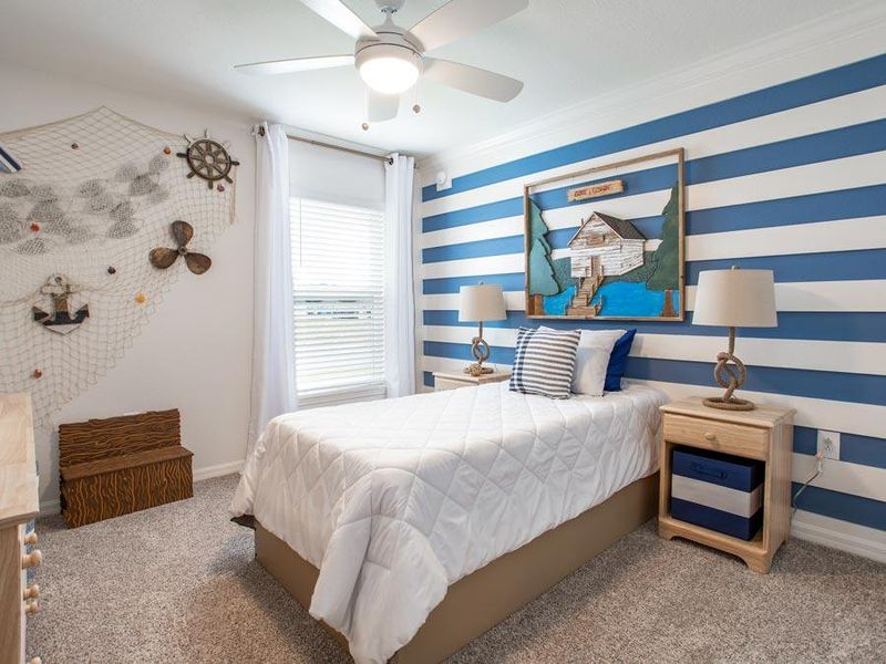 Secondary bedrooms provide space for everyone in your household - Serendipity model home in Auburndale, FL