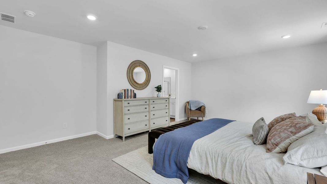 Furnished interior in a model home at The Ranch in Holly Hill (Image 18).