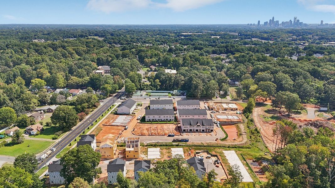 Seven minutes from Uptown Charlotte!