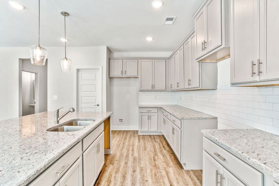 Furnished interior in a model home at Waters Edge in Mansfield (Image 5).