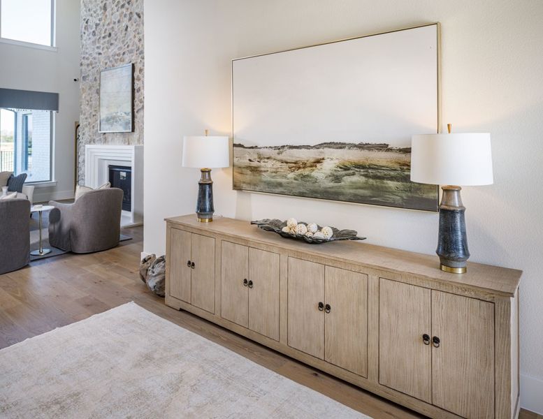 Furnished interior in a model home at Heath Golf and Yacht Club in Heath (Image 9). Furnished interior in a model home at Heath Golf and Yacht Club in Heath (Image 9).