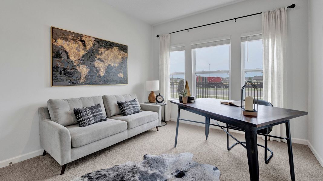 Furnished interior in a model home at Riverwood Gardens in Oakland (Image 33).