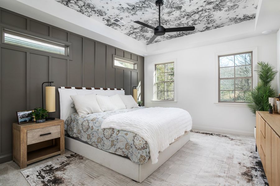 Furnished interior in a model home at Timberlee in Ooltewah (Image 11).