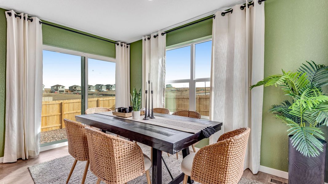 Furnished interior in a model home at The Ridge at Lorson Ranch in Colorado Springs (Image 5).