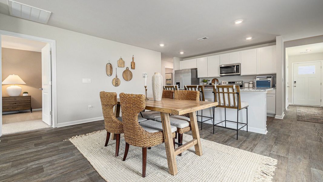 Furnished interior in a model home at Dove Crossing in Conway (Image 6).